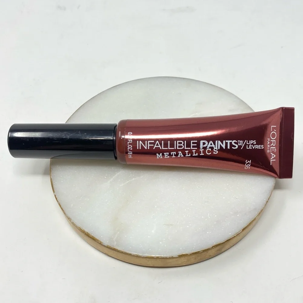 FREE WITH BUNDLE NEW L'oreal Infallible Paints Metallics Lip Color Shade 336 - Picture 1 of 4